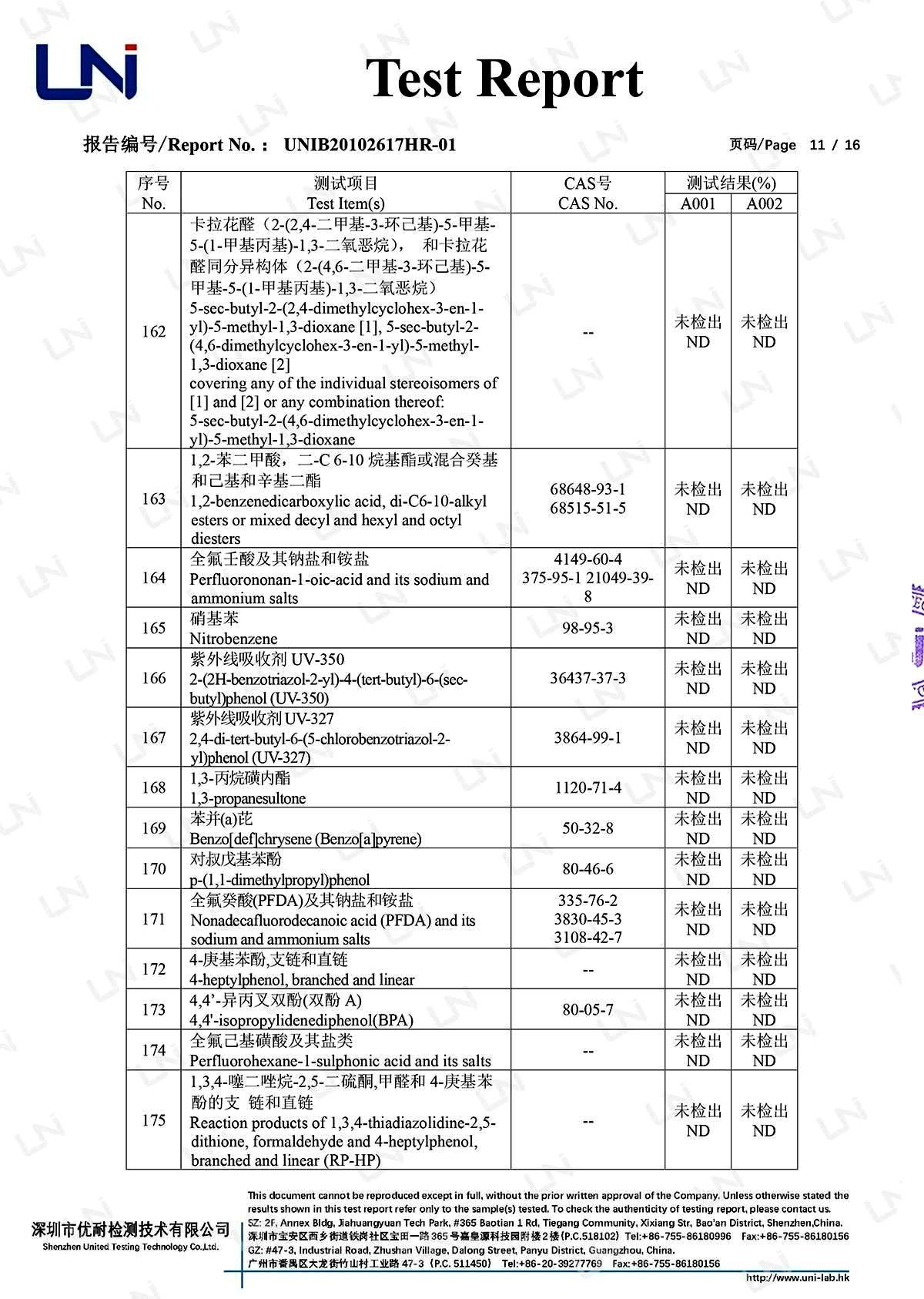 数码管-REACH中英文报告